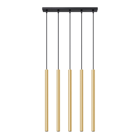 Lampa Wisząca PASTELO 5L złoty połysk