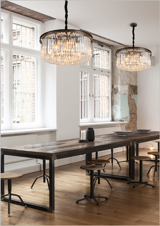 Lampa wisząca SPARKLE ROUND antracyt 60 cm