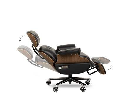 Fotel biurowy LOUNGE AUTOMATIC czarny