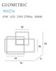 MAXLIGHT W0234 KINKIET LED GEOMETRIC BIAŁY - NOWY