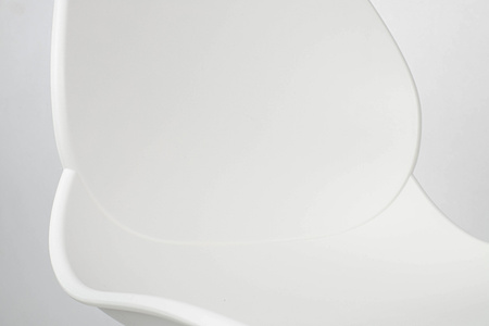 Krzesło ARIA białe - polipropylen, metal
