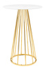 Stolik barowy GLAM 60 biały