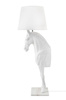 MOOSEE lampa podłogowa KOŃ HORSE STAND    S biała - włókno szklane