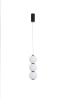 Lampa wisząca PERLA LED czarna 12 cm