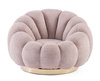 BIZZOTTO fotel obrotowy FLOREL różowy