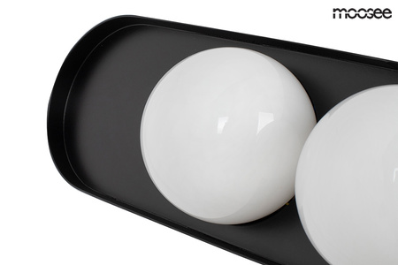 MOOSEE lampa ścienna DROPS 2 czarna