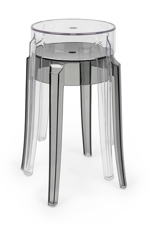 Stołek CHARLES 46 dymiony - poliwęglan