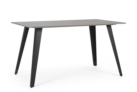 BIZZOTTO stół jadalniany ARJETA 140x80    czarny