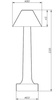 Lampa stołowa TAVOLO B LED dotykowa srebrna 22 cm