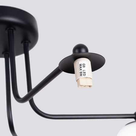 Żyrandol ASTRAL 5 czarny