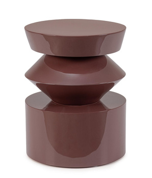 BIZZOTTO stolik kawowy OTILIA CONTOUR czerwony