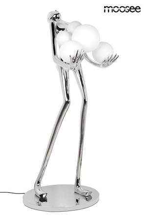MOOSEE lampa podłogowa HUMAN SILVER       PREMIUM