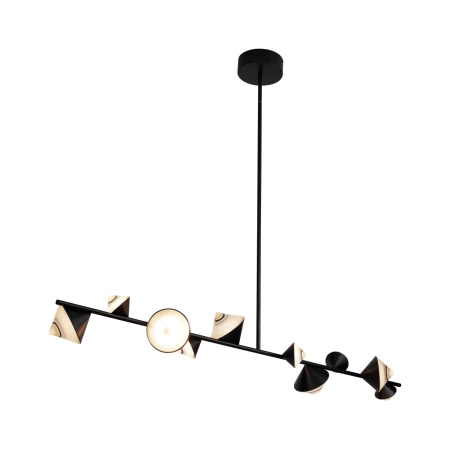 Lampa wisząca CONE LED czarna 130 cm