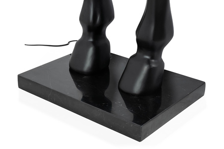 MOOSEE lampa podłogowa KOŃ HORSE STAND M czarna - włókno szklane