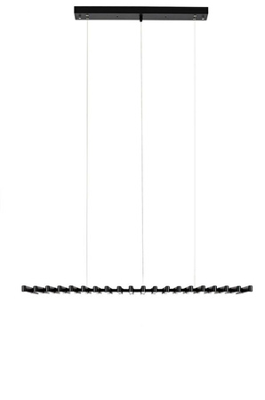 Lampa wisząca PIANO 20 czarna - LED, aluminium