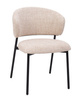 BIZZOTTO krzesło PRISCA czarne / beżowe