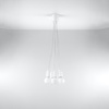 Lampa wisząca DIEGO 5 biała