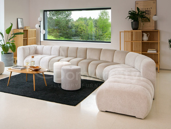 Sofa modułowa GRAND SL+S+R+R+P
