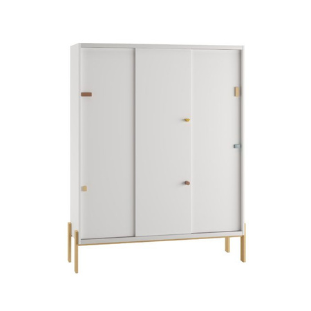 CUBE Szafa 3-drzwiowa z drzwiami przesuwnymi