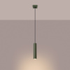 Lampa wisząca LAGOS 1 zielona oliwka
