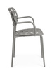 BIZZOTTO krzesło ogrodowe CLOVER ARM      szare