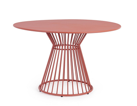 BIZZOTTO stół ogrodowy AUSTIN 120         czerwony