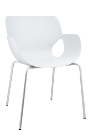 BIZZOTTO krzesło LENNOX ARM białe