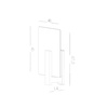 Plafon LAPPO naturlane drewno