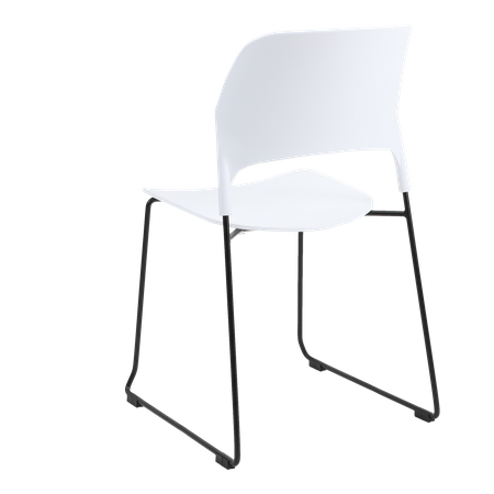 Krzesło TIPICO biało czarne