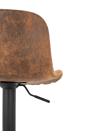 Krzesło barowe STOR PU regulowane brązowe