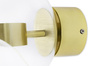 Lampa ścienna CAPRI WALL 6 złota