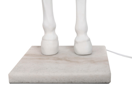MOOSEE lampa podłogowa KOŃ HORSE STAND S biała - włókno szklane