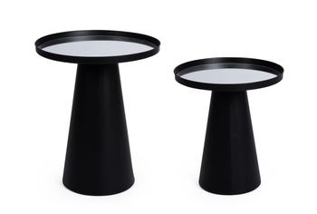 BIZZOTTO zestaw stolików kawowych REFLEX czarny