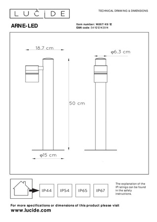ARNE-LED 14867/49/12