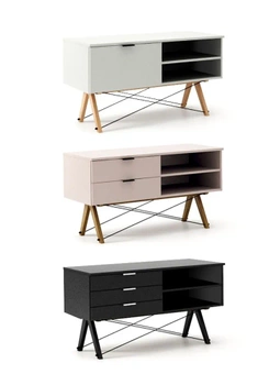 Szafka RTV SIDEBOARD otwarta