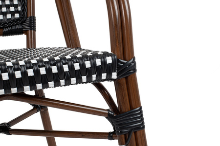 Krzesło ogrodowe CAFE PARIS ARM brązowe rattan