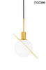 MOOSEE lampa wisząca URAN 30 złota