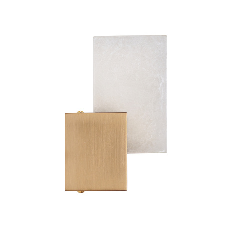 Lampa ścienna CUBO LED złota 18 cm