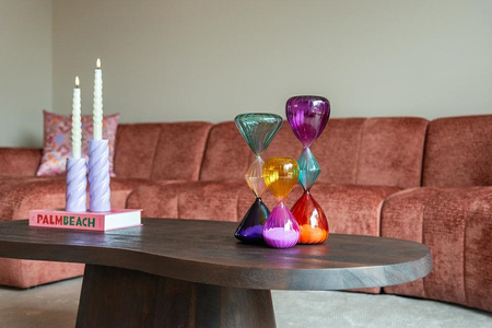 RICHMOND świecznik SARAH L fioletowy