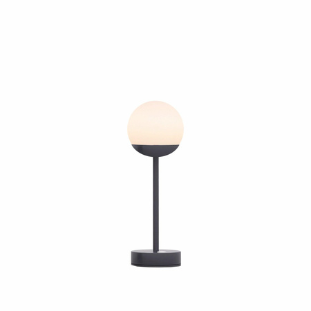 NEW GARDEN lampa stołowa NORAI SLIM 35 BATTERY anthracite