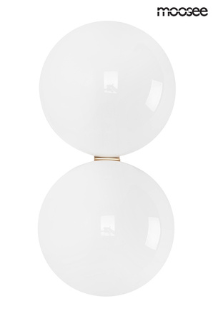MOOSEE lampa ścienna BOLL TWIN złota