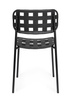BIZZOTTO krzesło ogrodowe CLOVER czarne