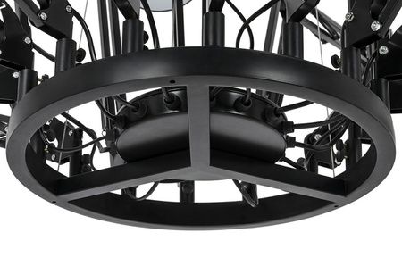 Lampa wisząca RAGNO 16 czarna - aluminium