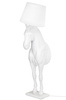 MOOSEE lampa podłogowa KOŃ HORSE STAND    M biała - włókno szklane