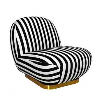 MaMaison fotel obrotowy AZURE biały /     czarny