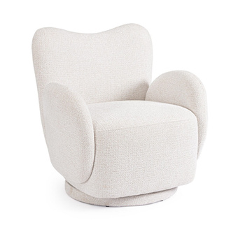 BIZZOTTO fotel obrotowy HARPER biały