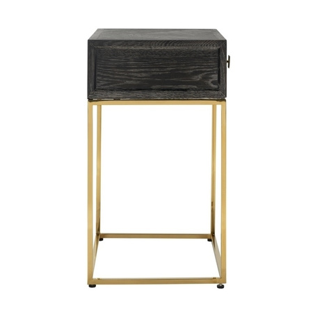 RICHMOND szafka nocna BLACKBONE GOLD - 1 szuflada