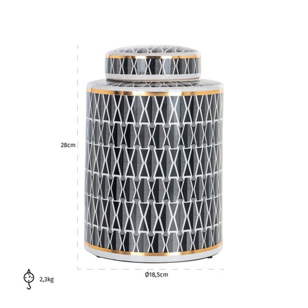 RICHMOND pojemnik ozdobny/wazon ELIN BIG