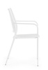 BIZZOTTO krzesło ogrodowe LIZETTE białe