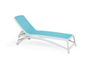 NARDI leżak ogrodowy ATLANTICO biały /    niebieski